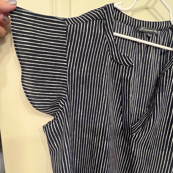 Adrianna Papell flutter sleeve blouse - Picture 6 of 7